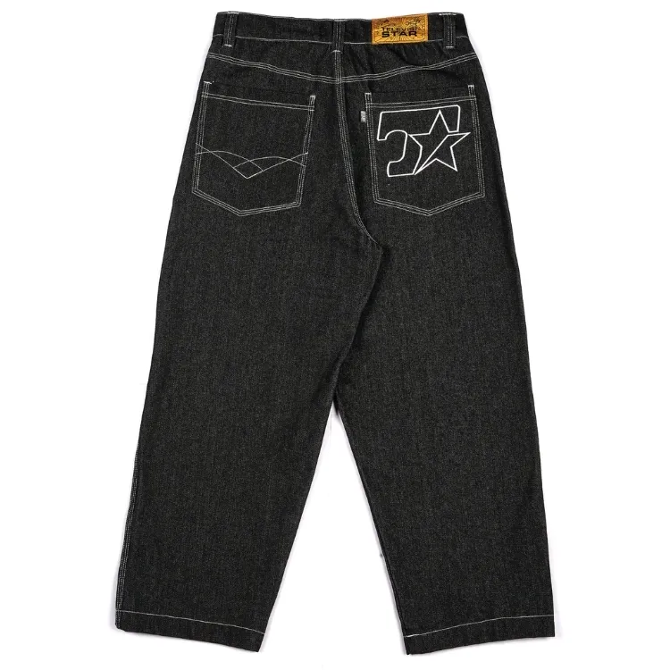 Televisi Star T Star Black Washed Denim Pants