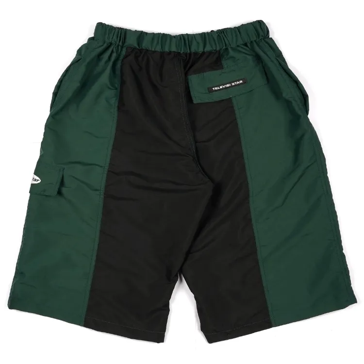 Televisi Star Toval Duo Tone Black Green Shorts