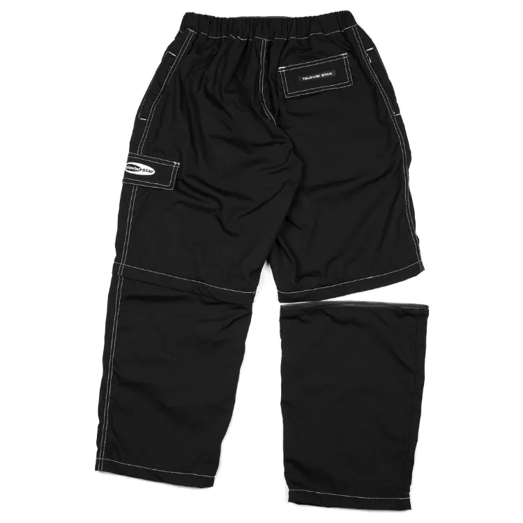 Televisi Star Ripstop Detachable Black Pants