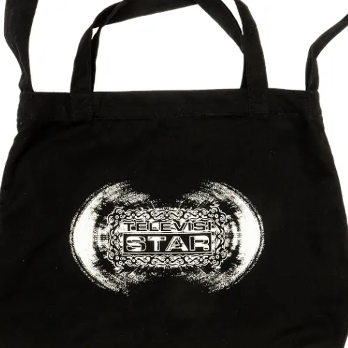 Televisi Star Logo Glyph Black Tote Bag