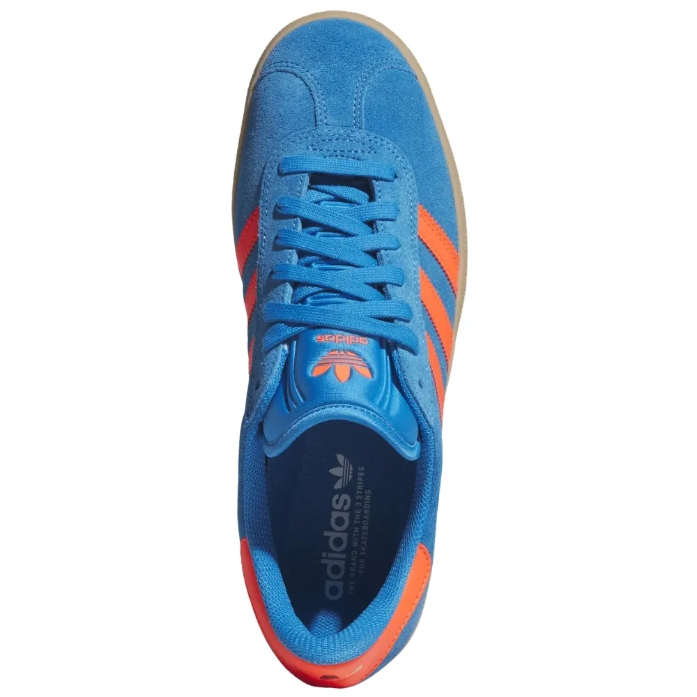 Adidas Gazelle ADV Bright Blue Solar Gum Shoes