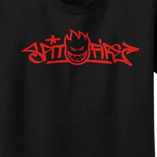 Spitfire Vinz Fill Black T-Shirt