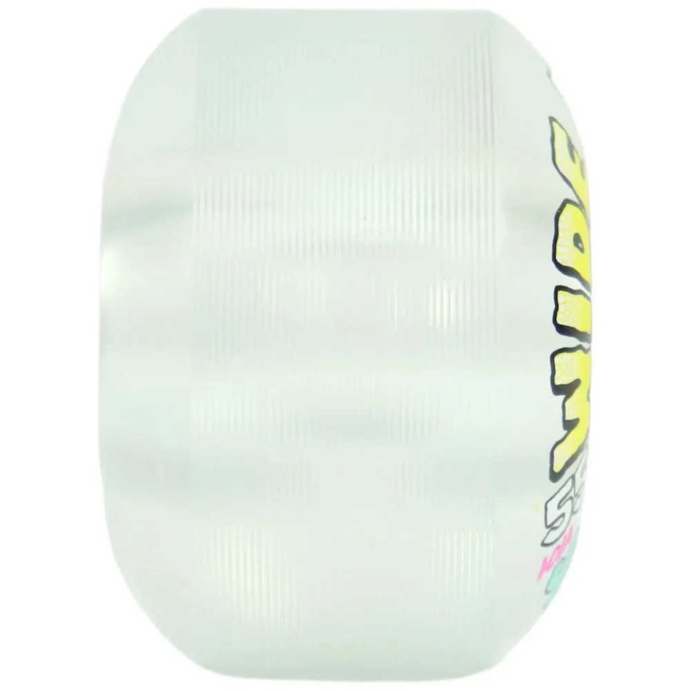 Snot Wheel Co Wide Boys Clear 101A 55mm Skateboard Wheels