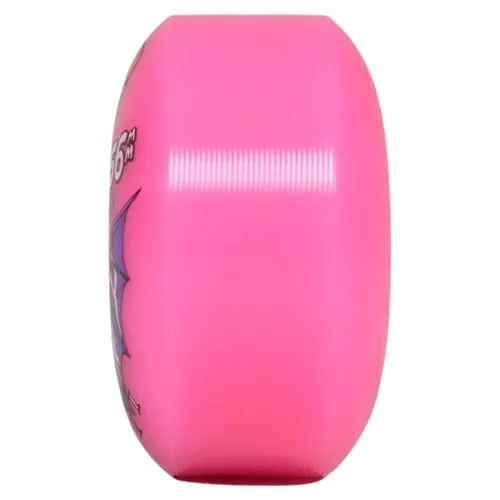 Snot Wheel Co Franky Bats Neon Pink 101A 56mm Skateboard Wheels