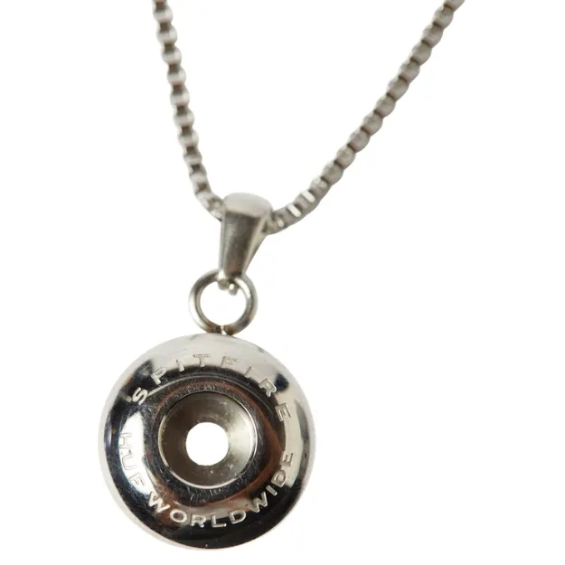 HUF X Spitfire Classic Silver Pendant