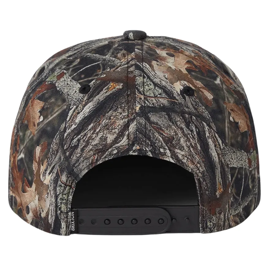 Brixton Division Netplus MP Tree Camo Snapback Hat