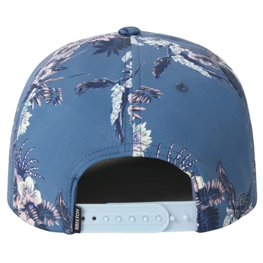 Brixton Beta MP Midnight Blue Water Snapback Hat