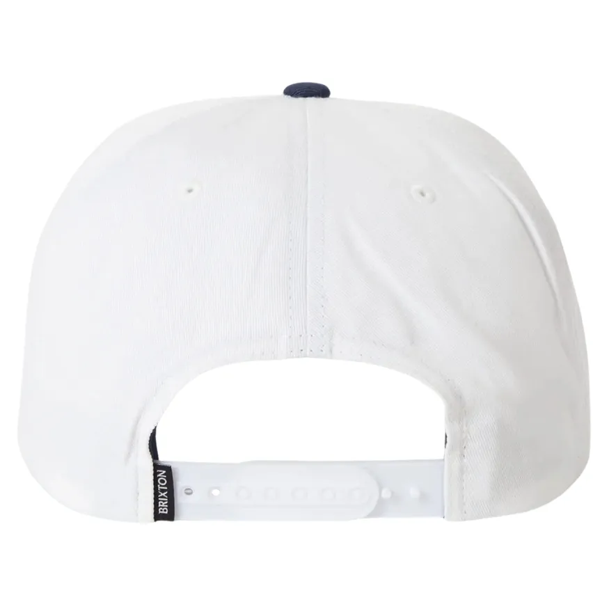 Brixton Morado MP Midnight Blue White Snapback Hat