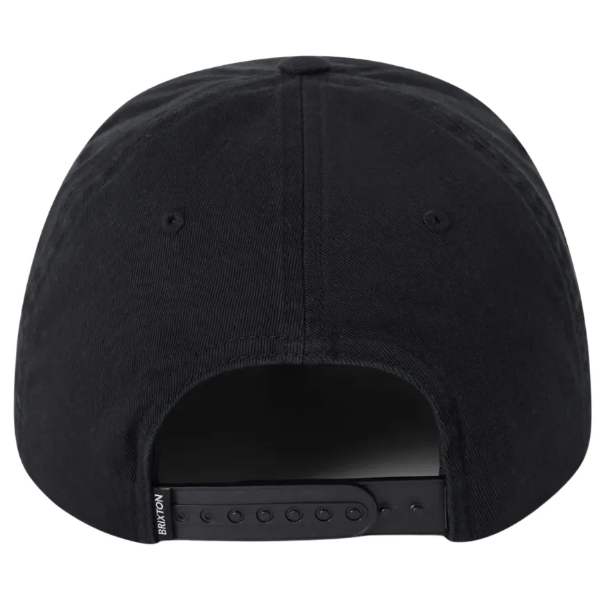 Brixton Stroll Black Snapback Hat
