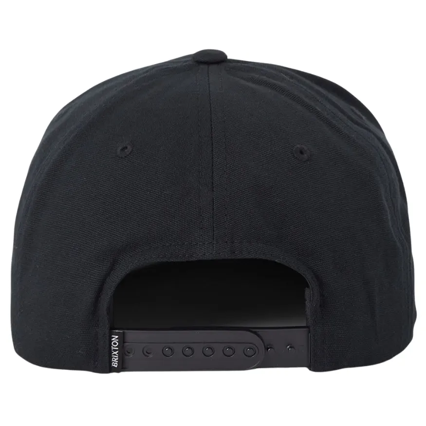 Brixton Blazing Black Snapback Hat