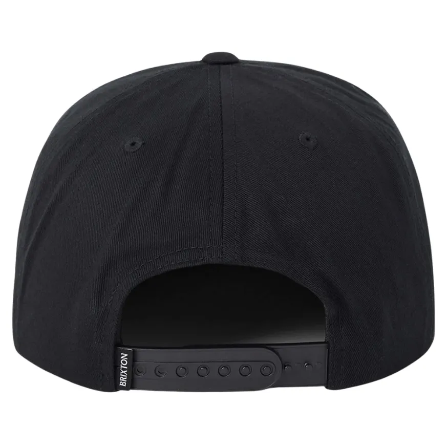 Brixton Meyers Black Snapback Hat