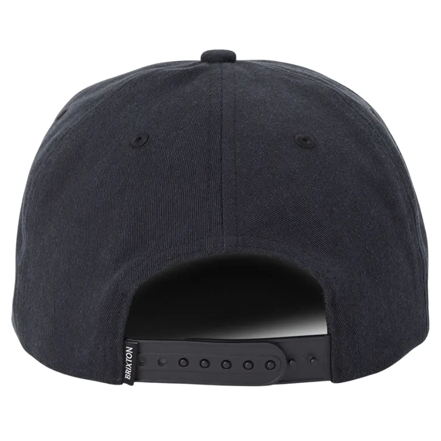 Brixton Covall Black Snapback Hat