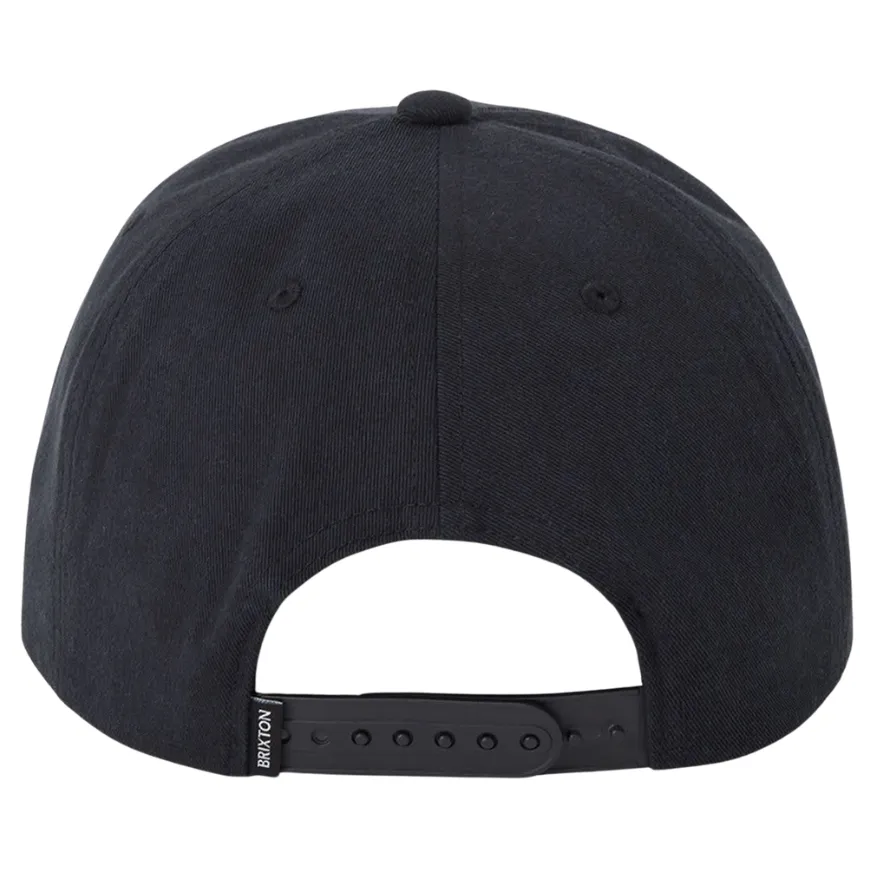 Brixton Ewing Black Snapback Hat
