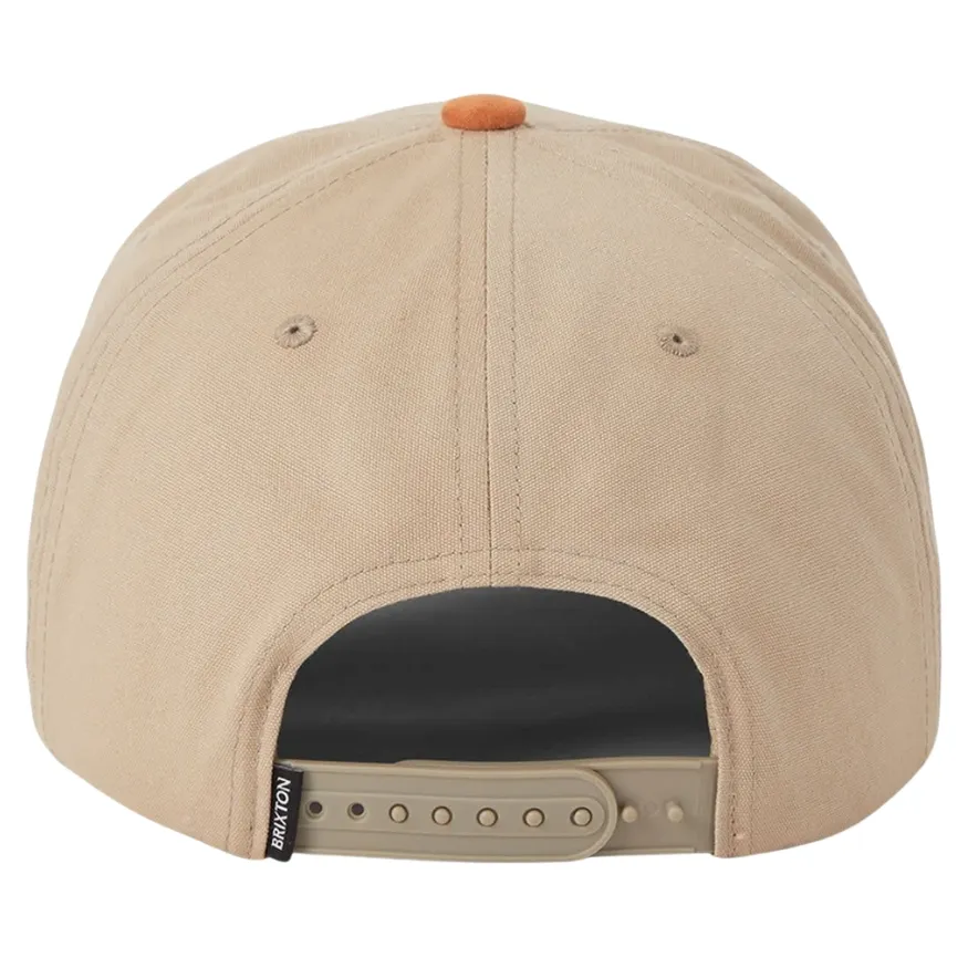 Brixton Fraser Olive Stone Snapback Hat