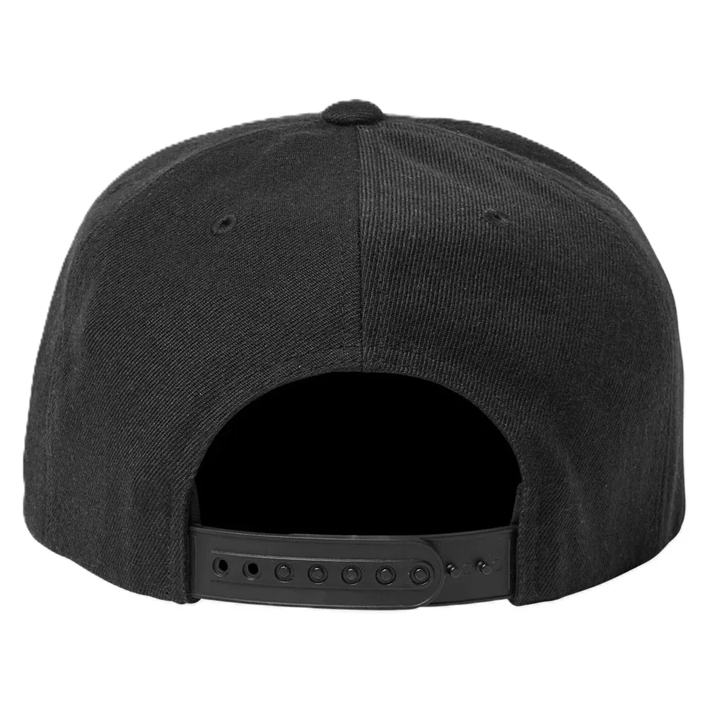 Brixton Oath III Black Black Snapback Hat