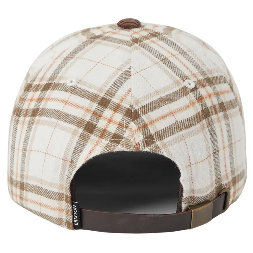 Brixton BIG B MP Whitecap Plaid Brown Corduroy Hat