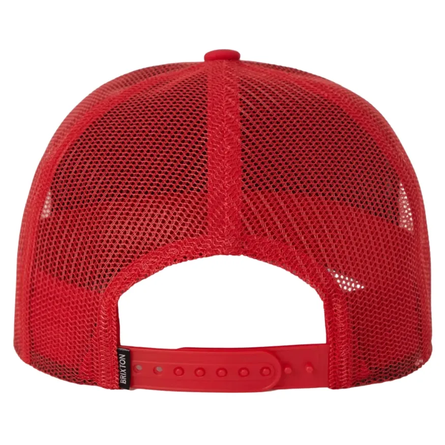 Brixton X Ford 4X4 Chrome Rangoon Red Trucker Hat