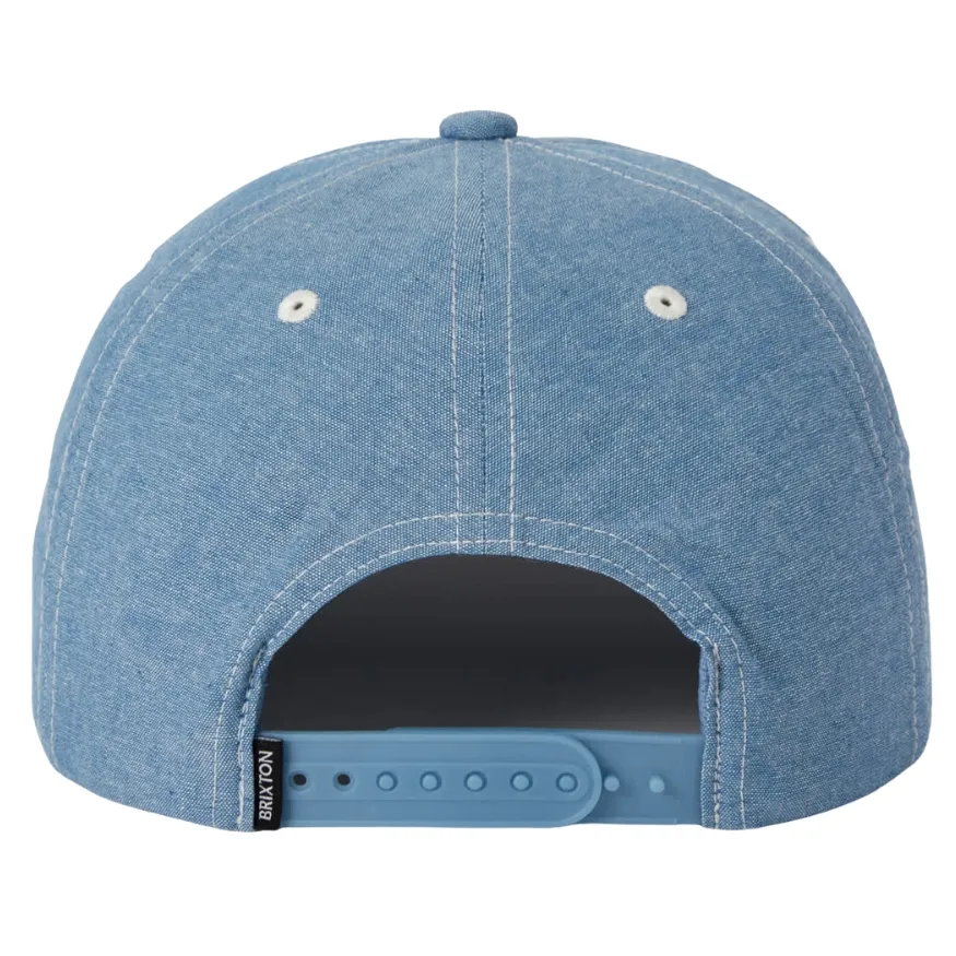 Brixton X Ford Service Dept Blue Chambray Snapback Hat
