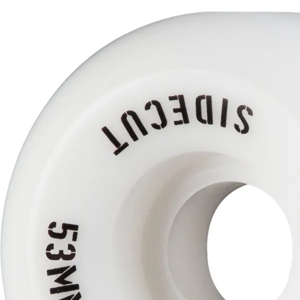 Mini Logo Side Cut White 90A 53mm Skateboard Wheels
