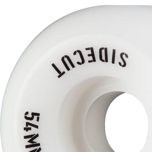 Mini Logo Side Cut White 90A 54mm Skateboard Wheels