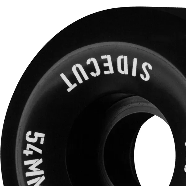 Mini Logo Side Cut Black 95A 54mm Skateboard Wheels