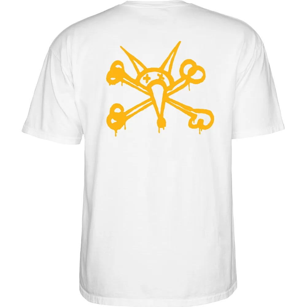 Bones Wheels Vato Rat White T-Shirt