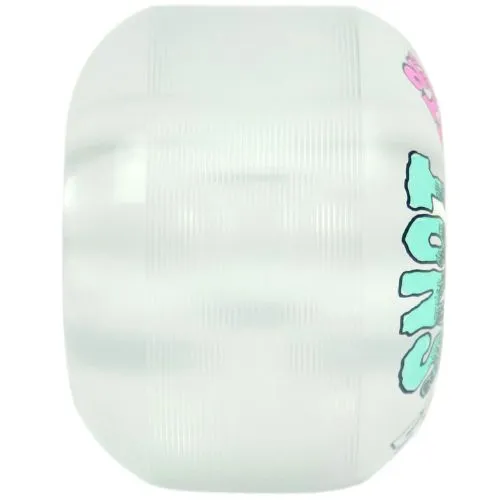 Snot Wheel Co Dead Dave's Wide Bois Clear 101A 52mm Skateboard Wheels