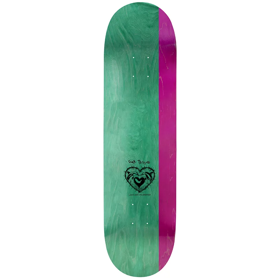 Jacuzzi Dolphin Logo EX7 Black 8.25 Skateboard Deck