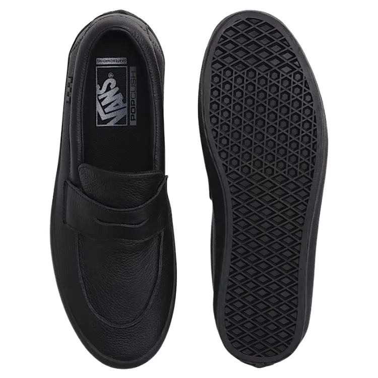Vans Skate Loafer Black Black Shoes