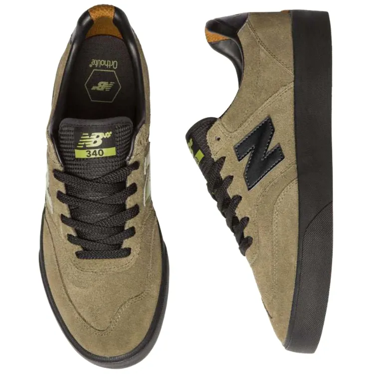 New Balance UN340IWT Olive Black Mens Skate Shoes