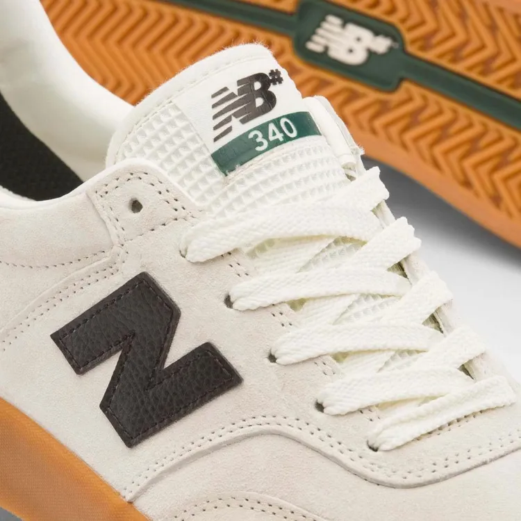 New Balance UN340VNB Sea Salt Black Mens Skate Shoes