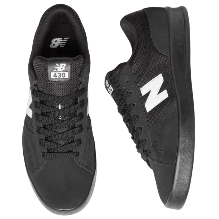 New Balance UN430SBT Black White Mens Skate Shoes