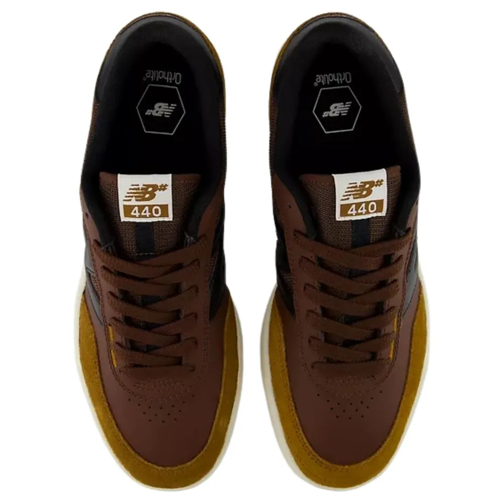 New Balance UN440YLB V2 Black Gum Mens Skate Shoes