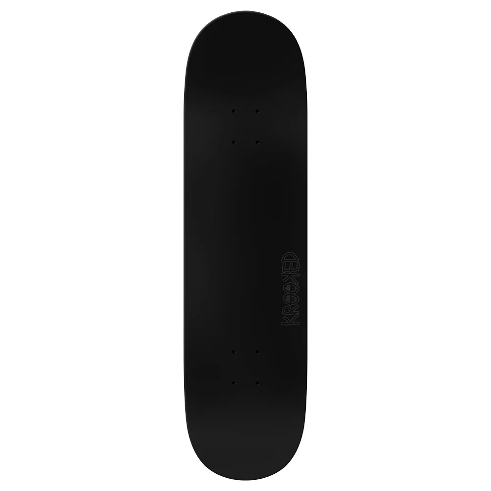 Krooked Team Eyes Black 8.5 Skateboard Deck
