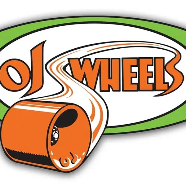 OJ Wheels Retro 5 Inch Sticker