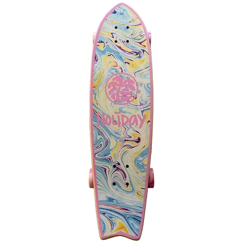Holiday Pink Swirl 31 Cruiser Skateboard