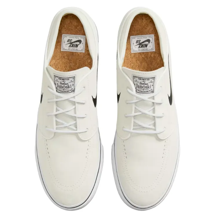 Nike SB Zoom Janoski OG+ Summit White White Black Mens Skate Shoes