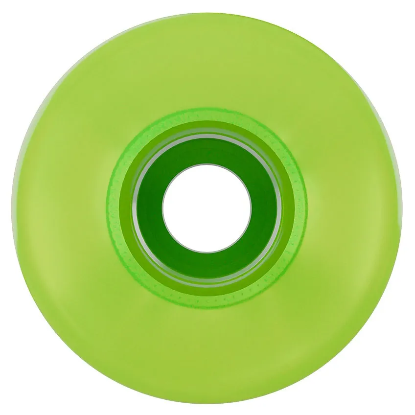 OJ Bubble Gum Super Juice Transparent Green 78A 60mm Skateboard Wheels