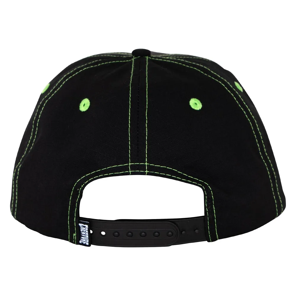 Creature Web Grey Black Snapback Hat