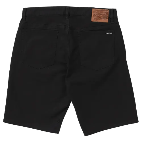 Volcom Modown Canvas 5 Pocket Black Shorts