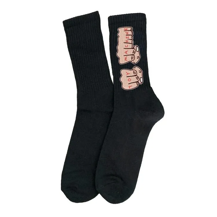 Toy Machine Fists Black Socks