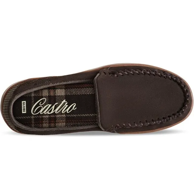Globe Castro Brown Tartan Mens Skate Shoes