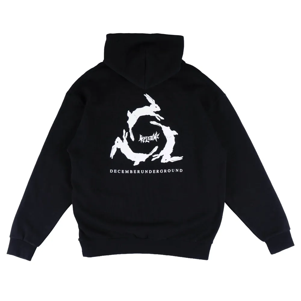 Welcome Skateboards X AFI December Underground Black Hoodie