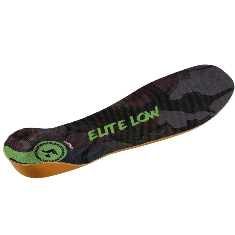 Footprint King Foam Elite Quantum Heel Low Black Camo Green Insoles