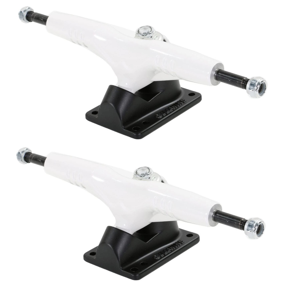 Gullwing Pro III White Pair 9.0" Skateboard Trucks