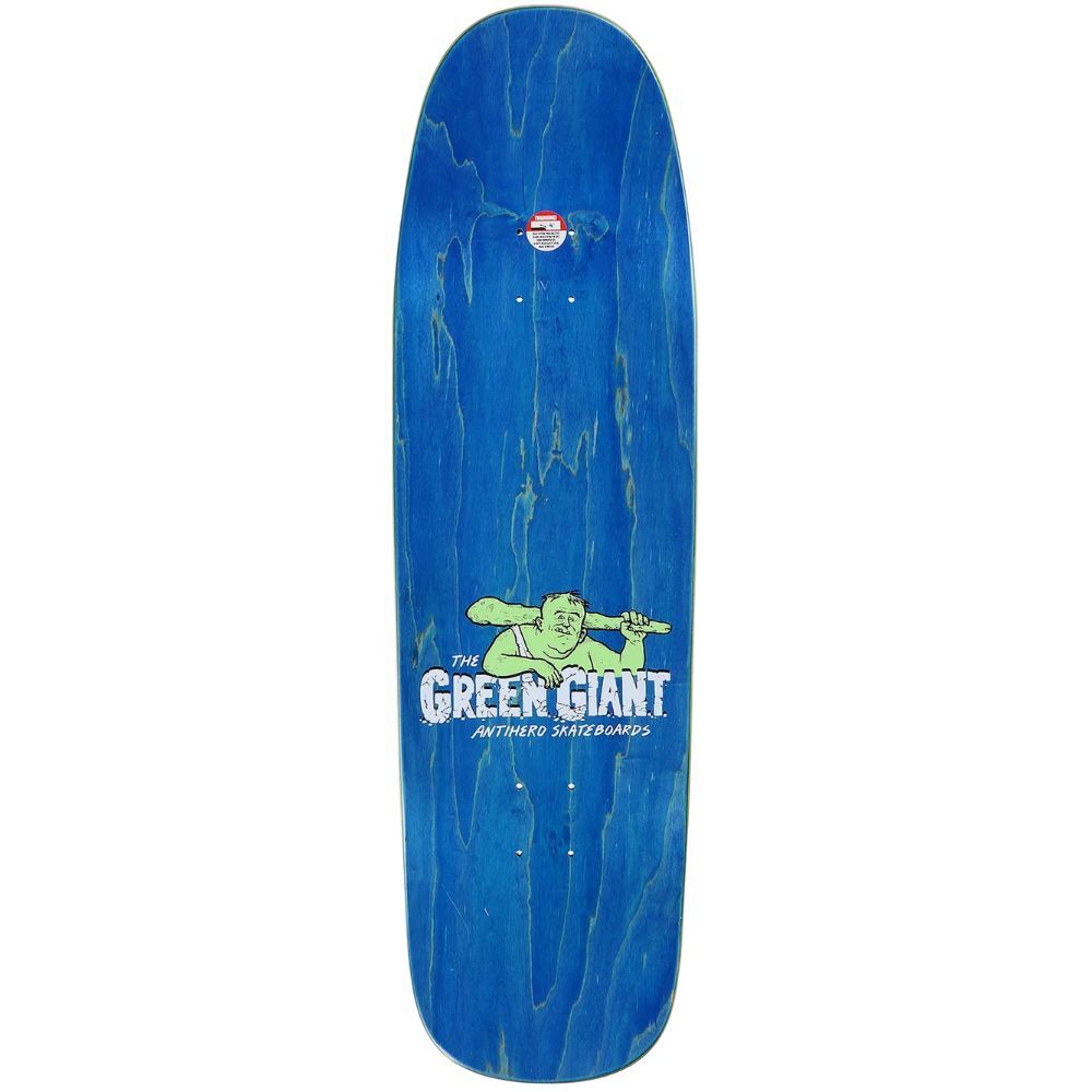 Nervesammenbrud boble Vær tilfreds Anti Hero Shaped Eagle Green Giant 9.56 Skateboard Deck