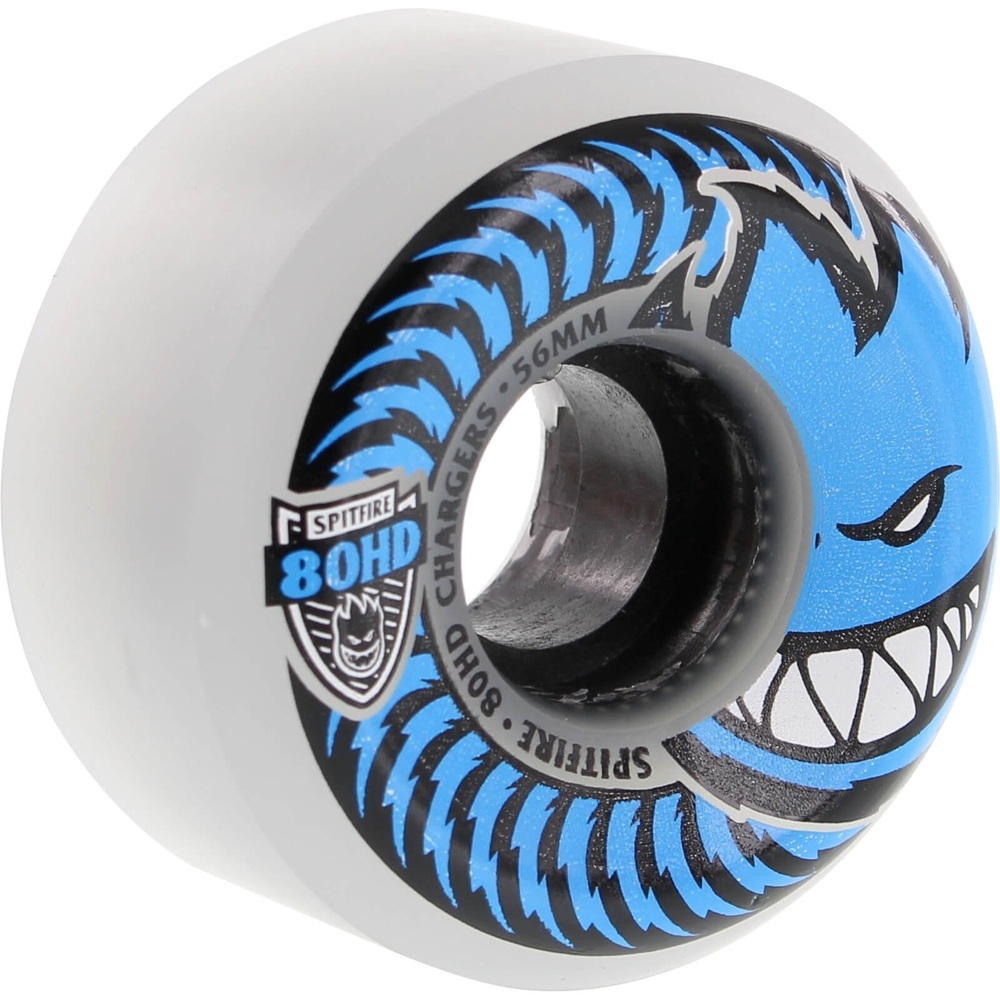 Spitfire Charger Conical Clear 80hd 56mm Skateboard Wheels
