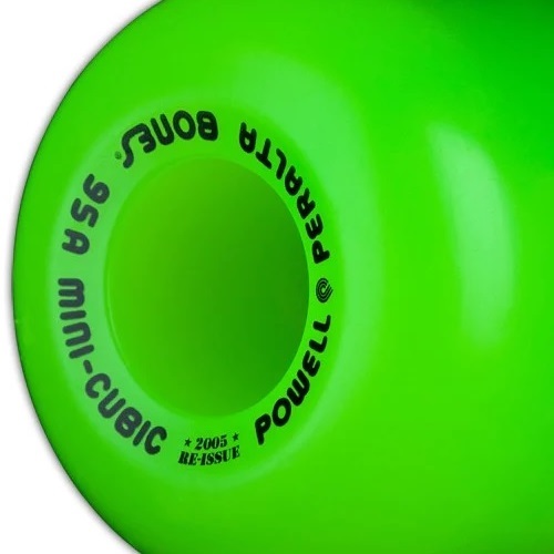 Powell Peralta Mini Cubic Green 95A 64mm Skateboard Wheels