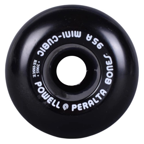 Powell Peralta Mini Cubic 95A 64mm Black Skateboard Wheels