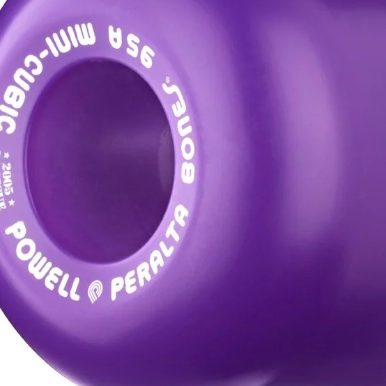 Powell Peralta Mini Cubic Purple 95A 64mm Skateboard Wheels